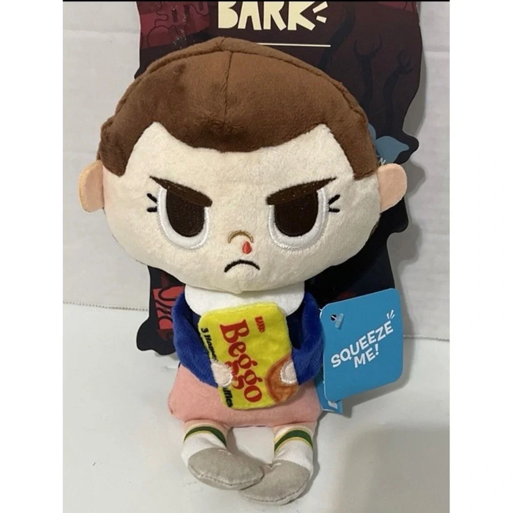 Bark Stranger Things Eleven Off-Leash Plush Dog Toy Squeaker Crinkle XS-M 0-50lb